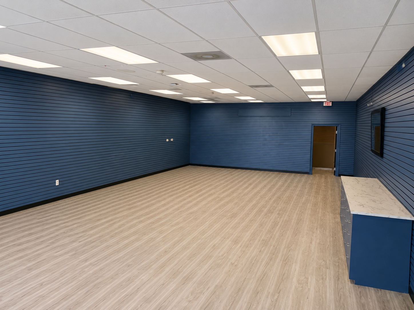 Vacant retail suite leased by Koons Real Estate