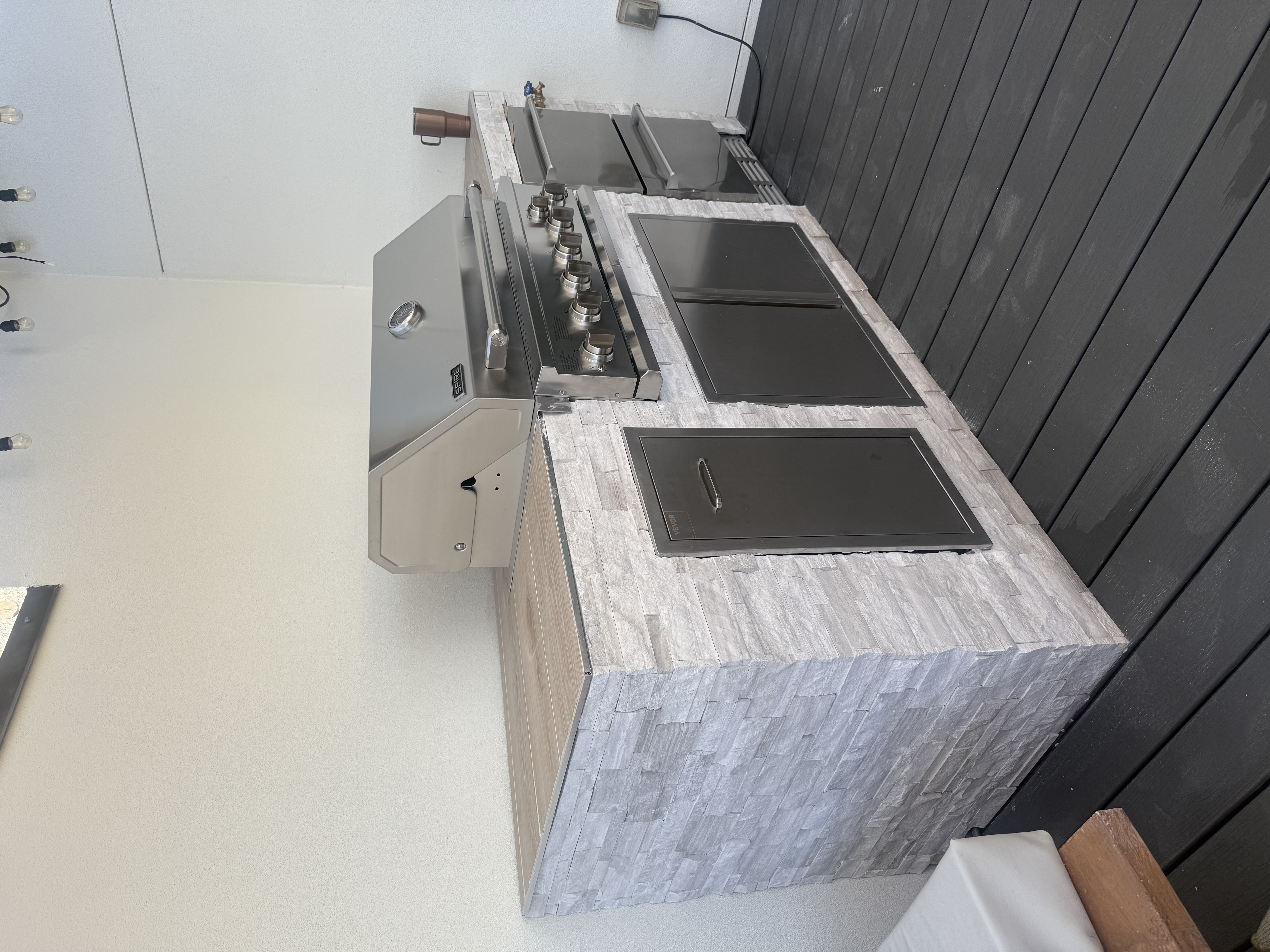 Outdoor kitchen build by Koons Redevelopment